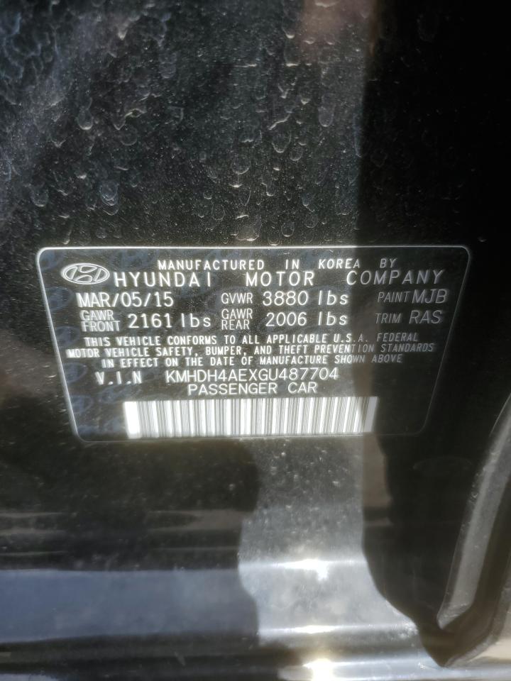 Photo 11 VIN: KMHDH4AEXGU487704 - HYUNDAI ELANTRA 