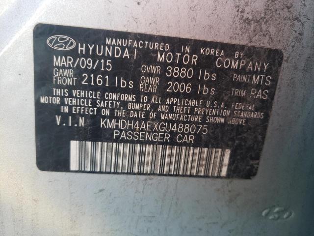 Photo 11 VIN: KMHDH4AEXGU488075 - HYUNDAI ELANTRA SE 