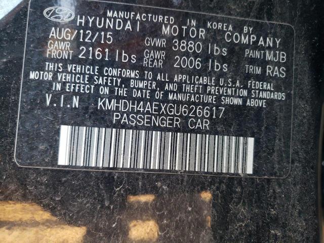 Photo 11 VIN: KMHDH4AEXGU626617 - HYUNDAI ELANTRA SE 