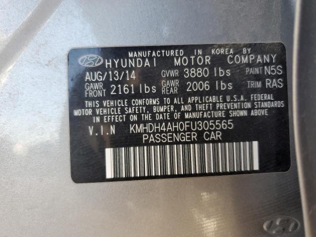 Photo 11 VIN: KMHDH4AH0FU305565 - HYUNDAI ELANTRA 