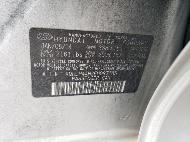 Photo 11 VIN: KMHDH4AH2EU097185 - HYUNDAI ELANTRA SE 