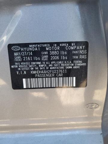 Photo 11 VIN: KMHDH4AH2FU237611 - HYUNDAI ELANTRA SE 