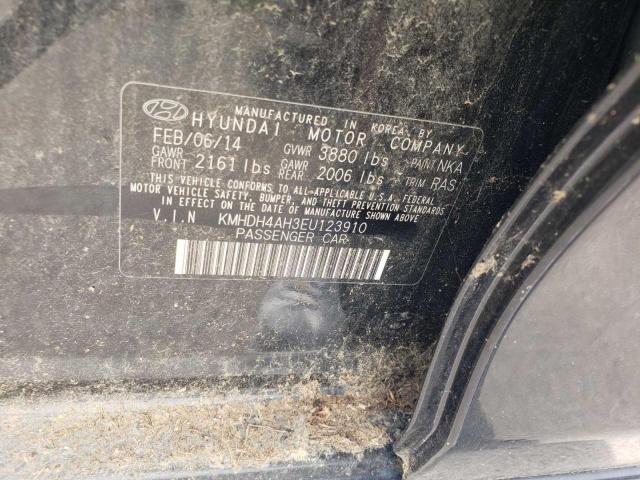 Photo 9 VIN: KMHDH4AH3EU123910 - HYUNDAI ELANTRA SE 