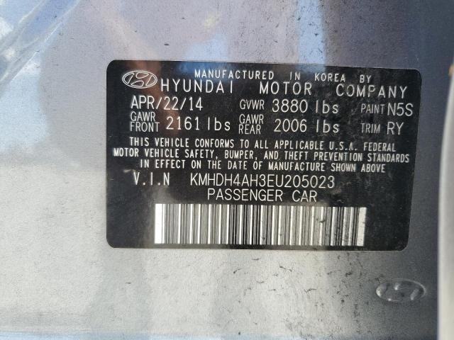 Photo 11 VIN: KMHDH4AH3EU205023 - HYUNDAI ELANTRA SE 