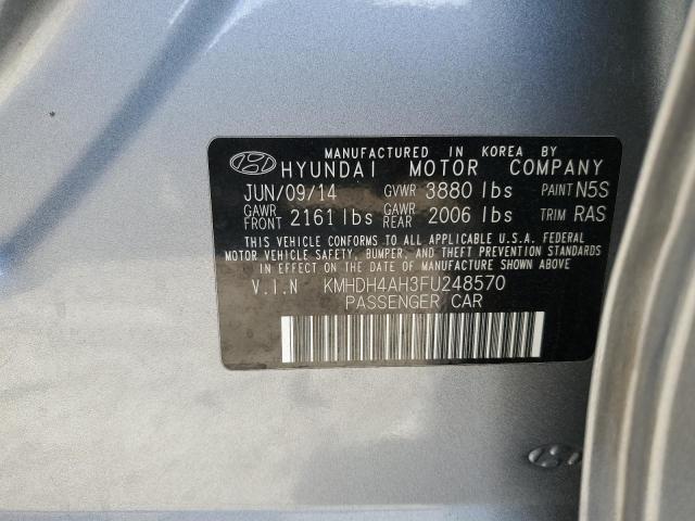 Photo 11 VIN: KMHDH4AH3FU248570 - HYUNDAI ELANTRA SE 