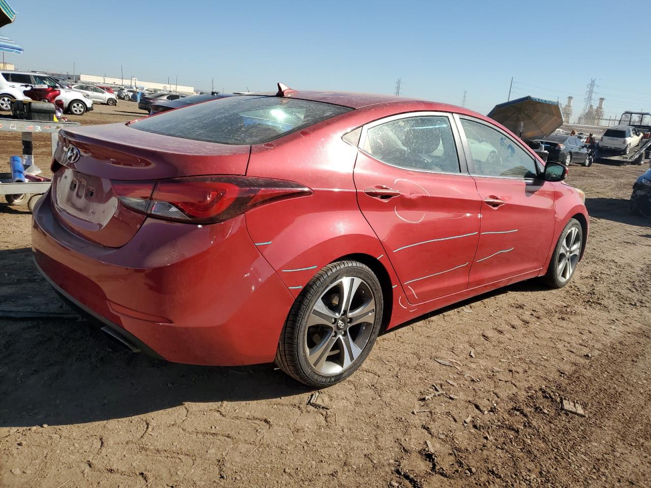 Photo 2 VIN: KMHDH4AH3FU249623 - HYUNDAI ELANTRA 