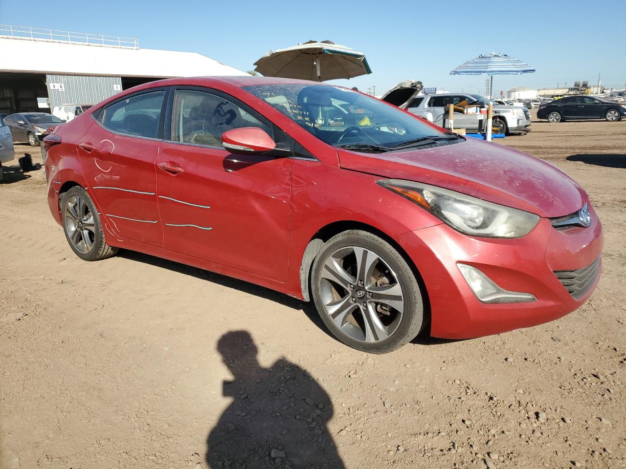 Photo 3 VIN: KMHDH4AH3FU249623 - HYUNDAI ELANTRA 