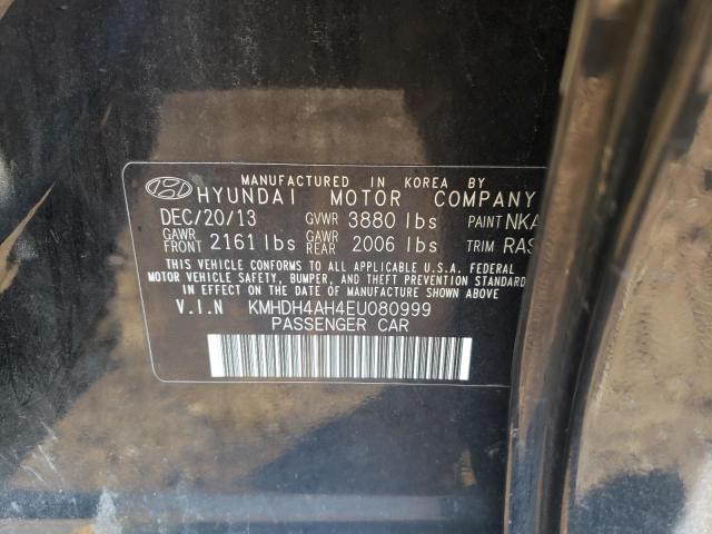 Photo 11 VIN: KMHDH4AH4EU080999 - HYUNDAI ELANTRA SE 