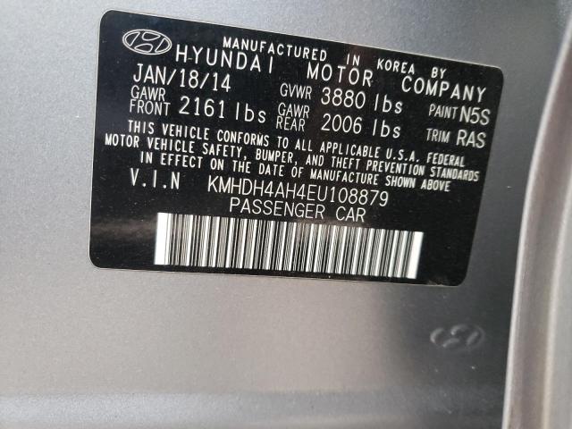 Photo 9 VIN: KMHDH4AH4EU108879 - HYUNDAI ELANTRA SE 