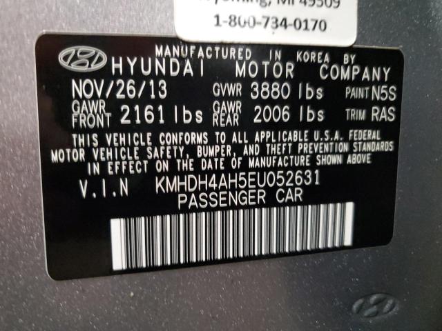 Photo 11 VIN: KMHDH4AH5EU052631 - HYUNDAI ELANTRA SE 