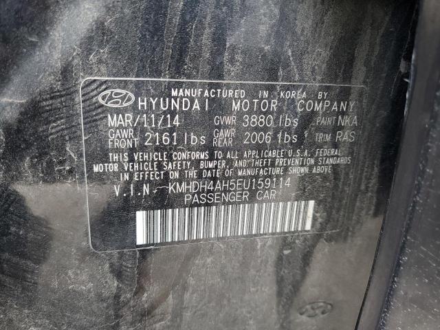 Photo 11 VIN: KMHDH4AH5EU159114 - HYUNDAI ELANTRA 