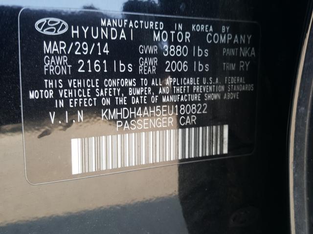 Photo 9 VIN: KMHDH4AH5EU180822 - HYUNDAI ELANTRA SE 