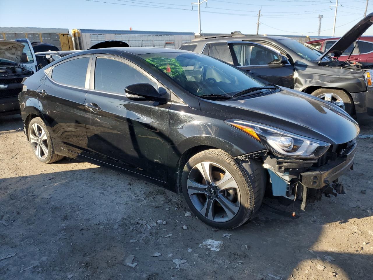 Photo 3 VIN: KMHDH4AH6EU038107 - HYUNDAI ELANTRA 