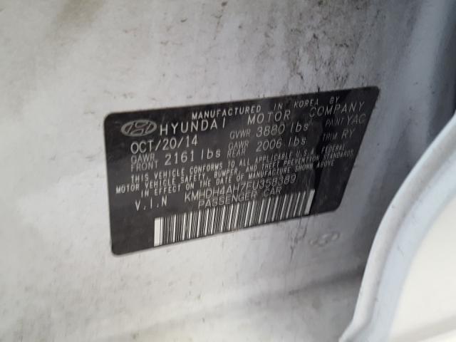 Photo 9 VIN: KMHDH4AH7FU358389 - HYUNDAI ELANTRA SE 