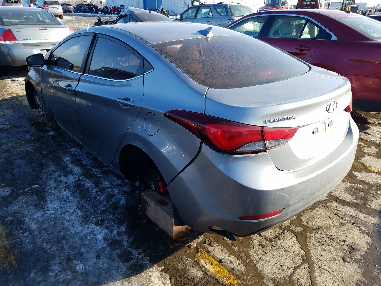 Photo 2 VIN: KMHDH4AH8EU177848 - HYUNDAI ELANTRA SE 