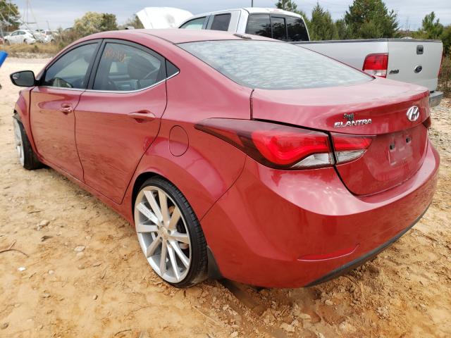 Photo 2 VIN: KMHDH4AH8FU283590 - HYUNDAI ELANTRA SE 