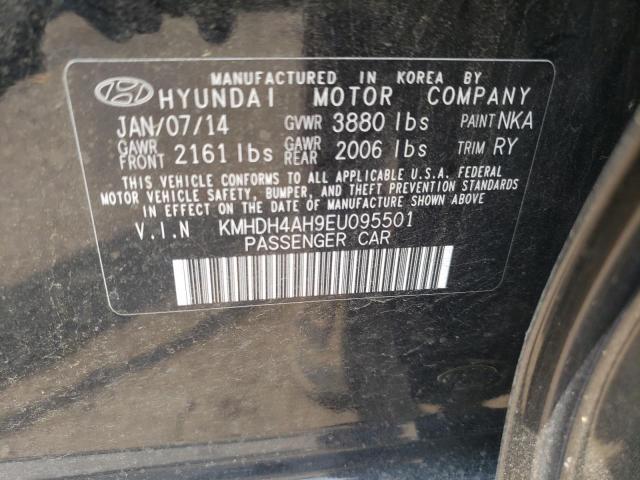 Photo 9 VIN: KMHDH4AH9EU095501 - HYUNDAI ELANTRA 