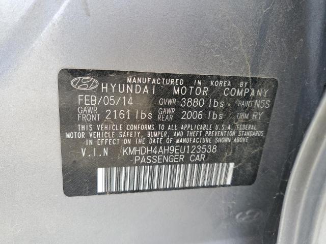 Photo 11 VIN: KMHDH4AH9EU123538 - HYUNDAI ELANTRA 