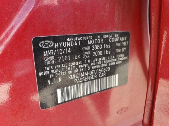 Photo 11 VIN: KMHDH4AH9EU156829 - HYUNDAI ELANTRA 