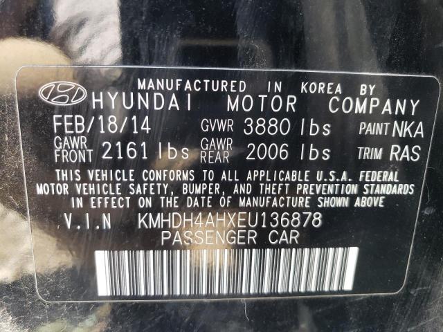 Photo 11 VIN: KMHDH4AHXEU136878 - HYUNDAI ELANTRA SE 