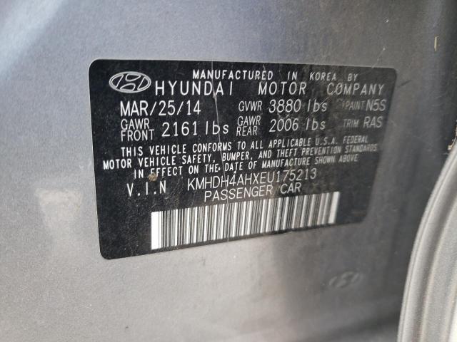 Photo 9 VIN: KMHDH4AHXEU175213 - HYUNDAI ELANTRA 