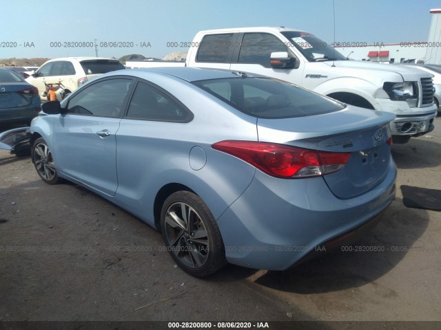 Photo 2 VIN: KMHDH6AE0DU001344 - HYUNDAI ELANTRA COUPE 