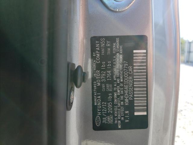 Photo 11 VIN: KMHDH6AE1DU007797 - HYUNDAI ELANTRA CO 