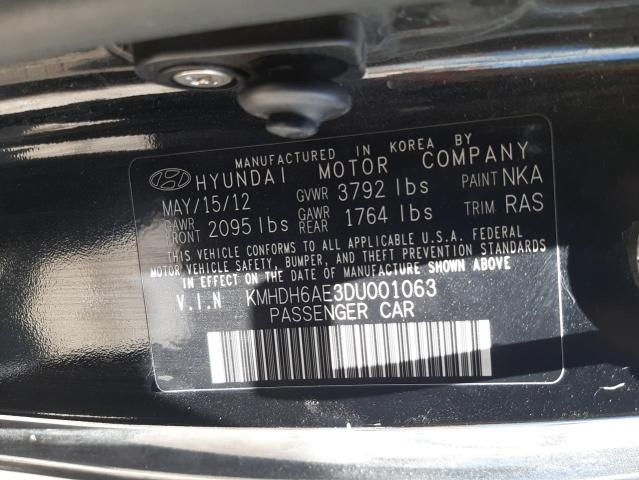 Photo 11 VIN: KMHDH6AE3DU001063 - HYUNDAI ELANTRA 