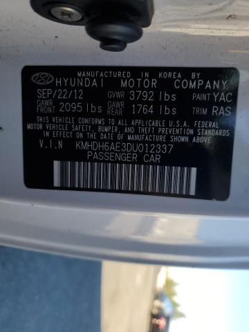 Photo 11 VIN: KMHDH6AE3DU012337 - HYUNDAI ELANTRA CO 