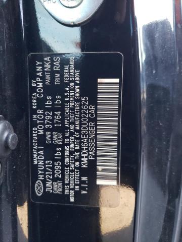 Photo 9 VIN: KMHDH6AE3DU022625 - HYUNDAI ELANTRA CO 