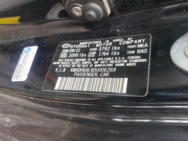 Photo 9 VIN: KMHDH6AE4DU006269 - HYUNDAI ELANTRA CO 