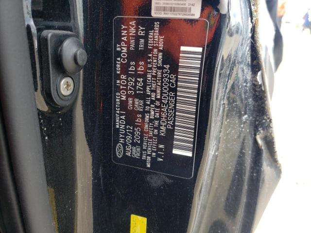 Photo 12 VIN: KMHDH6AE4DU009334 - HYUNDAI ELANTRA CO 