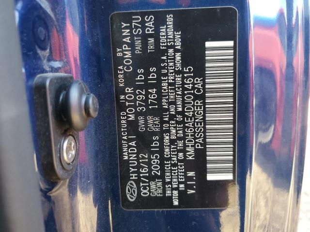 Photo 11 VIN: KMHDH6AE4DU014615 - HYUNDAI ELANTRA CO 