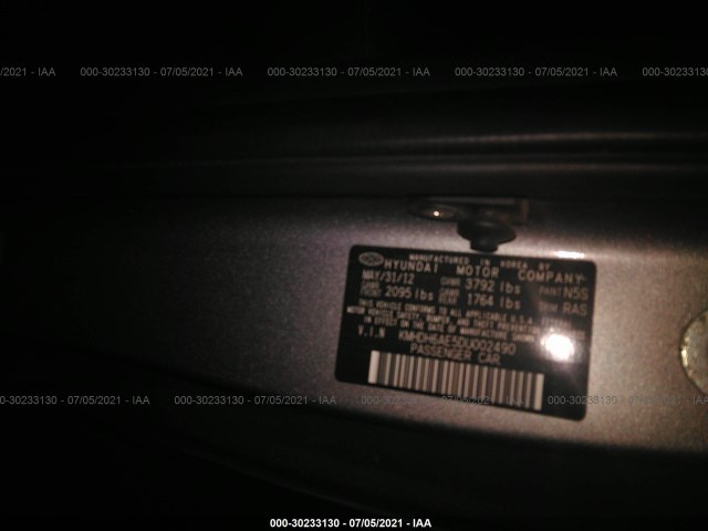 Photo 8 VIN: KMHDH6AE5DU002490 - HYUNDAI ELANTRA COUPE 