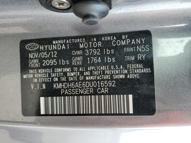 Photo 11 VIN: KMHDH6AE6DU016592 - HYUNDAI ELANTRA CO 