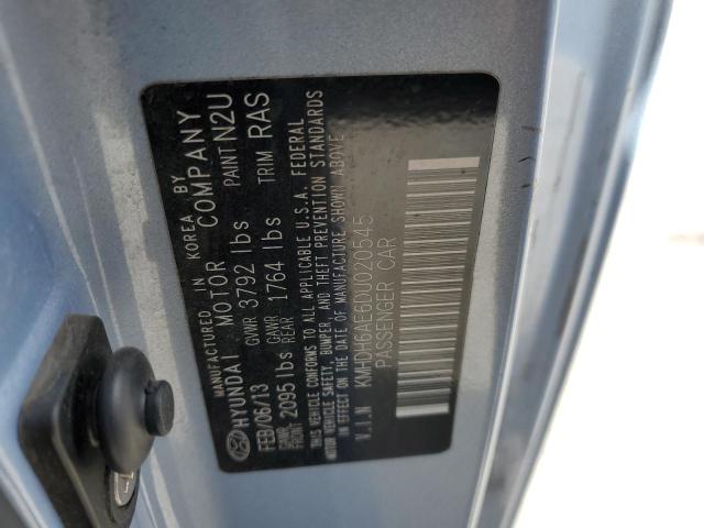 Photo 11 VIN: KMHDH6AE6DU020545 - HYUNDAI ELANTRA 