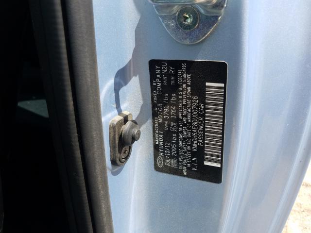 Photo 9 VIN: KMHDH6AE8DU007926 - HYUNDAI ELANTRA CO 