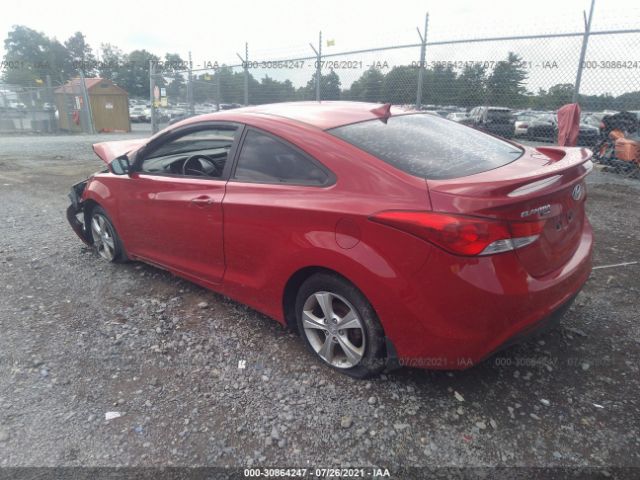 Photo 2 VIN: KMHDH6AE8DU012320 - HYUNDAI ELANTRA COUPE 