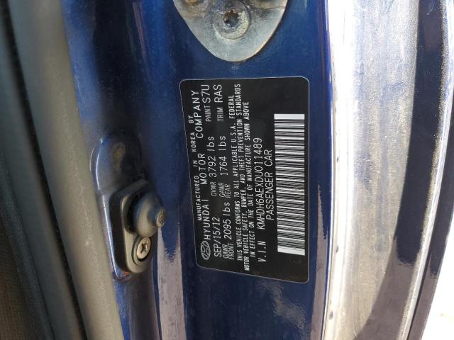 Photo 11 VIN: KMHDH6AEXDU011489 - HYUNDAI ELANTRA CO 