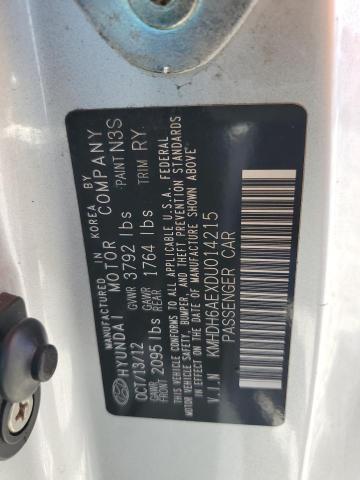 Photo 12 VIN: KMHDH6AEXDU014215 - HYUNDAI ELANTRA 