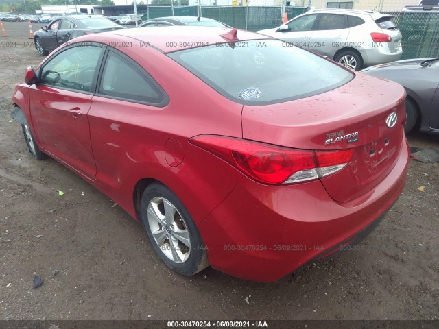 Photo 2 VIN: KMHDH6AEXDU023710 - HYUNDAI ELANTRA COUPE 