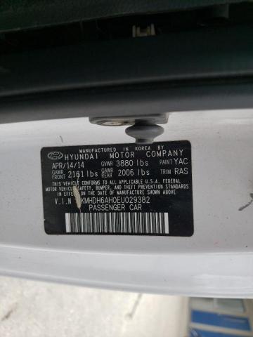 Photo 9 VIN: KMHDH6AH0EU029382 - HYUNDAI ELANTRA CO 