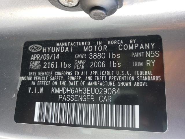 Photo 9 VIN: KMHDH6AH3EU029084 - HYUNDAI ELANTRA CO 