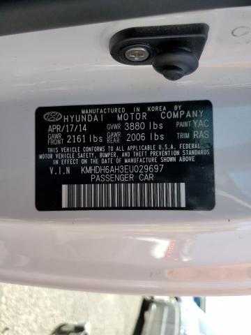 Photo 11 VIN: KMHDH6AH3EU029697 - HYUNDAI ELANTRA CO 