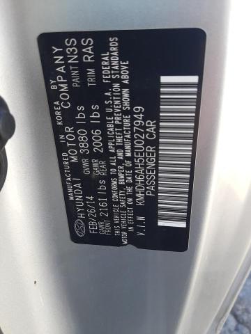 Photo 11 VIN: KMHDH6AH5EU027949 - HYUNDAI ELANTRA CO 