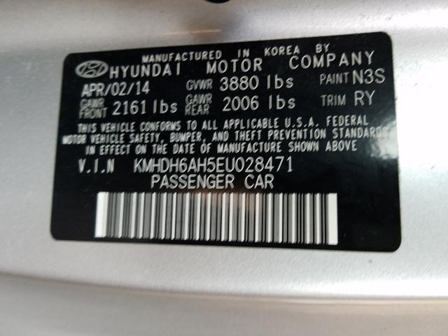 Photo 9 VIN: KMHDH6AH5EU028471 - HYUNDAI ELANTRA 