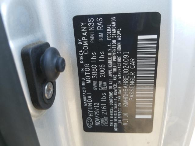 Photo 9 VIN: KMHDH6AH8EU024091 - HYUNDAI ELANTRA CO 