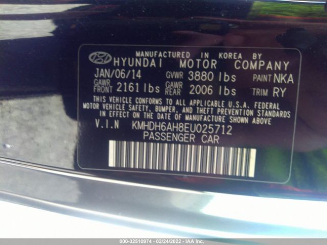 Photo 8 VIN: KMHDH6AH8EU025712 - HYUNDAI ELANTRA COUPE 