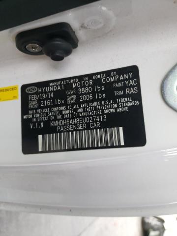 Photo 9 VIN: KMHDH6AH8EU027413 - HYUNDAI ELANTRA CO 