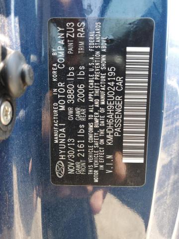 Photo 11 VIN: KMHDH6AH9EU024195 - HYUNDAI ELANTRA 